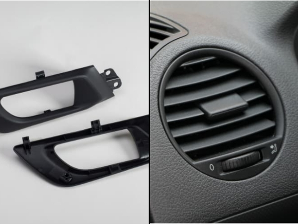 Automotive parts manufactured using pressure forming