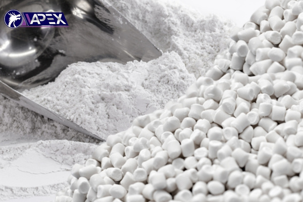 The role of CaCO3 in plastic production