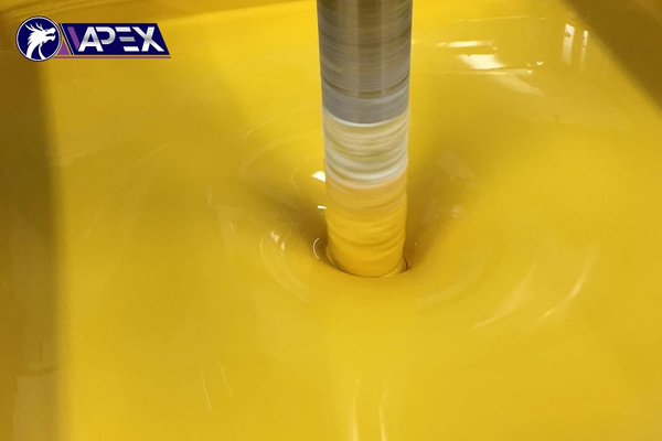 Viscosity and structure cause foaming in paint