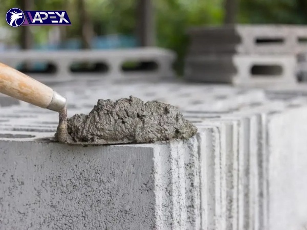 Thời gian đông kết của xi măng thường bắt đầu sau 45 phút